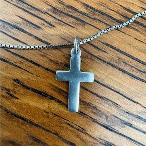 Sterling Silver Cross Pendant Necklace